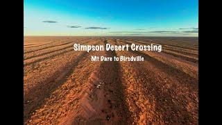 Simpson Desert Crossing Mt Dare to Birdsville