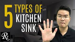 5 Types of Kitchen Sink - HDB BTO Renovation Series