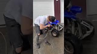 Transforming A FREE Yamaha Blaster Part 2! #motocross