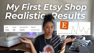 How Much I Made My First Month Selling Digital Products on Etsy | Realistic Results for Beginners