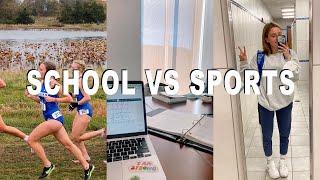 How to balance school and sports - Life of a college athlete vlog