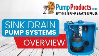 Sink Drain Pump Systems