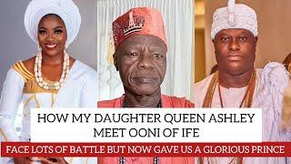 FACT! HEAR HOW QUEEN ASHLEY MEET OONI OF  IFE AS SHE TRIUMPHANTLY GAVE BIRTH TO THE CROWN PRINCE