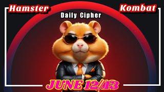 Hamster Kombat Daily Cipher for June 12 / 13 2024