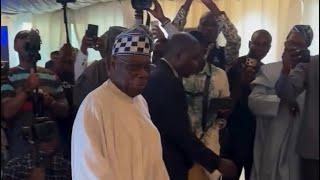 OLUSEGUN OBASANJO SCATTERS DANCE FLOOR AT HIS 88TH BIRTHDAY CELEBRATION IN ABEOKUTA