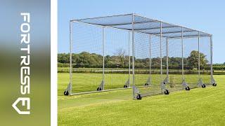 360° Mobile Cricket Practice Net & Portable Baseball Batting Cage