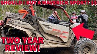 2,000 MILE REVIEW! Can Am Maverick Sport XRC 1000R  SXS & MUST have MODS! BEWARE OF DEALER SERVICE!