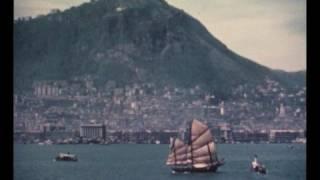 Entering the old Hong Kong harbour in 1960