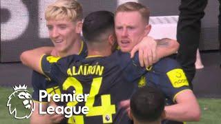 Sean Longstaff rifles home Newcastle's opening goal v. Blades | Premier League | NBC Sports