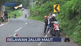 Puluhan Relawan Berjaga Bantu Warga yang Melintas di Jalur Maut Mojokerto #SeputariNewsSiang 30/01