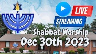 ️Shabbat Worship, Come Join Us12.30.23️