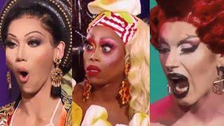 1 random moment from the REUNION in each DRAG RACE season