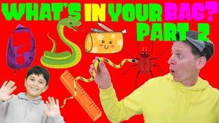 What Is In Your Bag? Song Part 2 | School Supplies | Dream English Kids