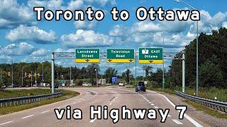 Ontario Highway 7 - Toronto to Ottawa