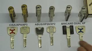 How to open lock Tool for Opening locks Self-Press Cisa AP4 AP3 ABUS XP20 XP2 Bricard Dual XP