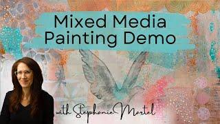 Mixed Media Collage Art Tutorials: Creating "Soar"