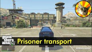 Prisoner bus: Mission Row Station to Bolingbroke Penitentiary | GTA V | Just Driving #155