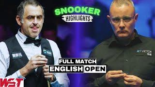 Ronnie O'Sullivan vs Martin Gould | English Open Snooker Highlights 