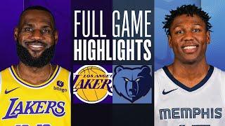 Game Recap: Lakers 123, Grizzlies 120