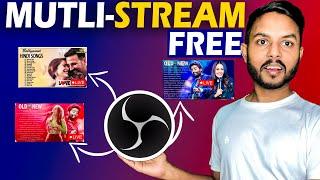 How to Setup Multiple Live Stream in one YouTube Channel using OBS | Multiple Live Stream OBS