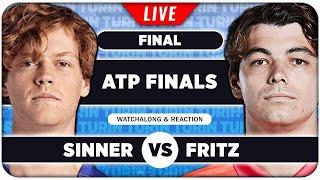 SINNER vs FRITZ • ATP Finals 2024 Final • LIVE Tennis Watchalong Stream