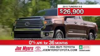 Red Tag Sale at Joe Myers Toyota