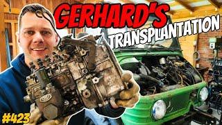 Herztransplantation an Gerhard  | UNIMOG 421 Pumpen Umbau und es ist ENG !! - #vlog