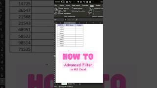 ADVANCED FILTER: A VLOOKUP HACK - Excel Tips and Tricks #excel #excelsolutions #spreadsheets