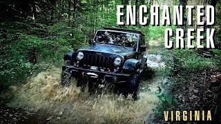 Enchanted Creek - Exploring George Washington National Forest Offroad Trails - Jeep JK