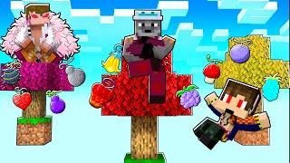 APENAS um BLOCO de ONE PIECE mas LOGIA vs ZOAN MITICA vs PARAMECIA no MINECRAFT