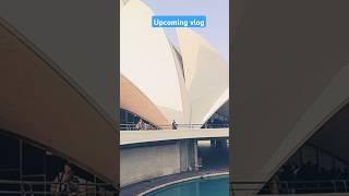 Lotus Temple // Free Places To Visit In Delhi #lotustemple #delhivlog #shortsfeed