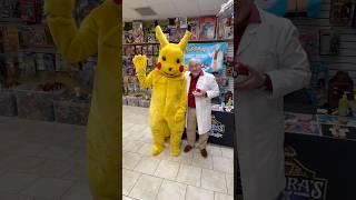 Pikachu meets Professor Oak #pokemon