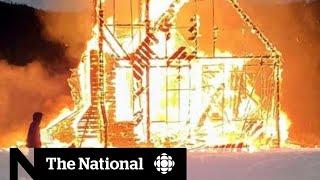 Tensions flare over Anglican church burned down on Gitwangak First Nation