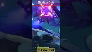 Xiao killed Stormterror Dvalin in One Shot | Genshin Impact