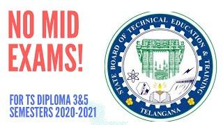 TS SBTET Changed Exam Pattern for Diploma 3&5 Sem Students! TS Diploma latest updates 2021