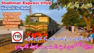 Experience the THRILL of Karachi to Rohri on Shalimar Express 27Up #travelpakistan