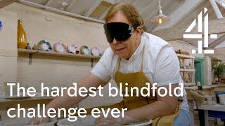 Great Pottery Throw Down | The Hardest Blindfold Challenge Ever