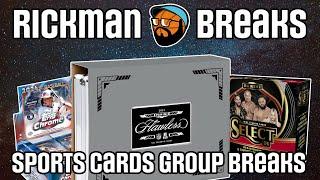  HUGE FLAWLESS CASE!  Thursday Night Rickman LIVE Group Breaks | NBA  NFL  MLB ️ WWE