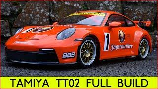 TAMIYA TT-02 PORSCHE GT3 FULL BUILD