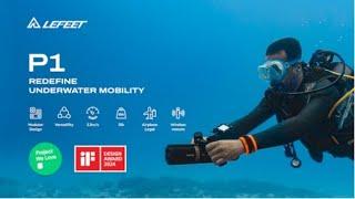 LEFEET P1: Versatile Underwater Scooter With Modular Design