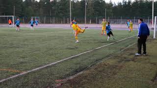 Beautiful goal by Anatolii Kretov in a Finnish amateur league