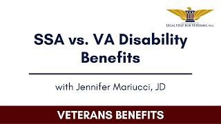 SSA vs VA Disability Benefits