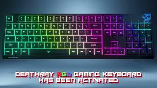 Perfect Gaming Keyboard on a Budget: EvoFox Deathray RGB Gaming Keyboard 