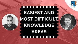 Which Knowledge Area is most difficult? Which one is the easiest?