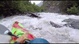 Kayaker Stuck Under a Log on the flooded Ubaye, France (#13 Carnage for All 2020)