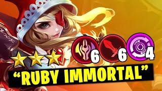 SAKIT BANGET DAMAGENYA COY - RUBY IMMORTAL! - Magic Chess Mobile Legends