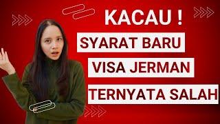 Kesalahan & Error Tentang Persyaratan Visa Nasional Jerman: Klarifikasi & Update