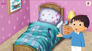 My Home Has Rooms Rhyme With Lyrics - Cartoon Animation Rhymes & Songs for Children | Periwinkle