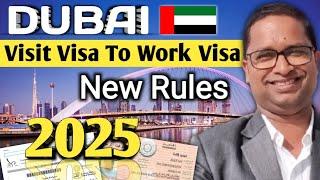 Dubai Visit Visa To Work Visa Convert | UAE Visa New Rules | Live Talk Dubai 