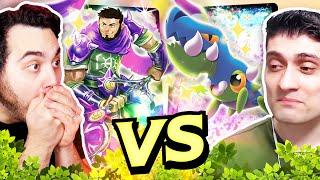 He Challenged me for MY GOD CARD! ️ aDrive vs Pokeaim!